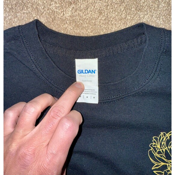 Jake Miller Hit and Run Tour MMXVIII Black Rose Graphic Tee - Unisex Medium - Picture 9 of 10